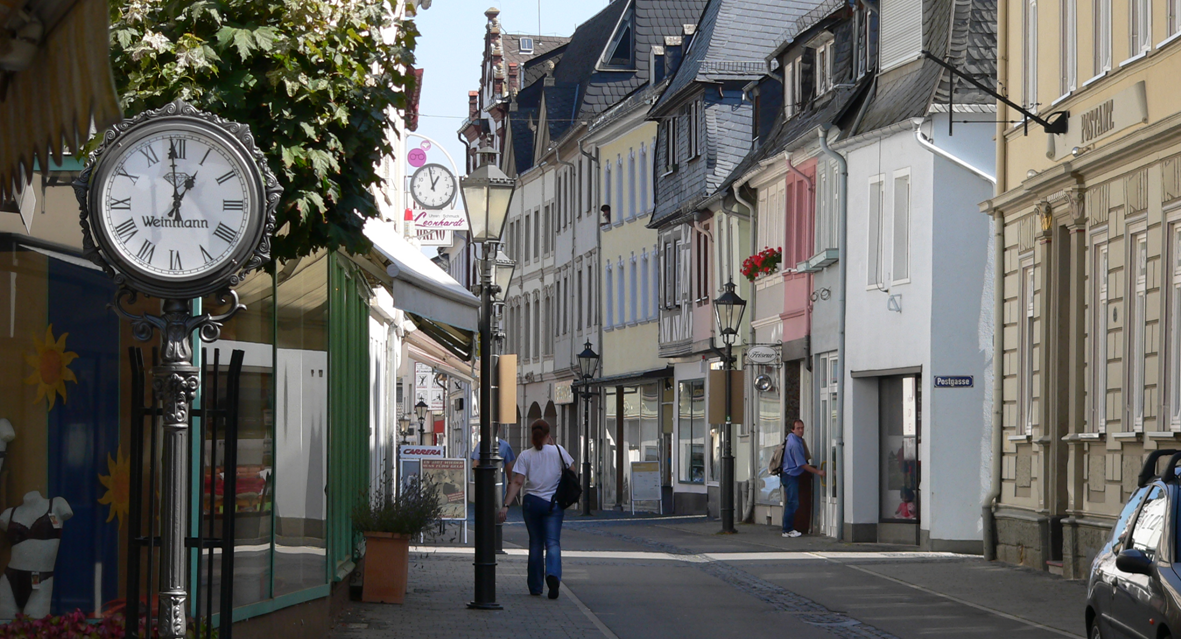 Kirchberg, Fussgängerzone
